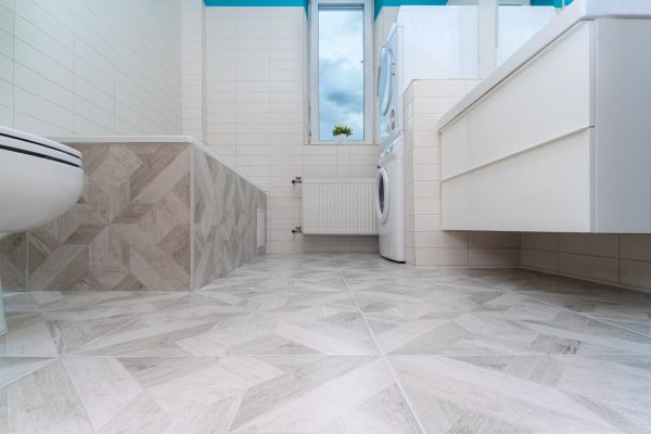Bathroom Floor Remodeling in Longmont